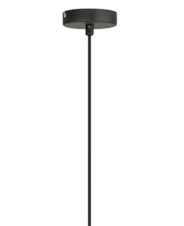 Designová závěsná svítidla Rabalux závěsné svítidlo Levi E27 1x MAX 60W černá 2568