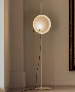 Stojací lampy Milan Iluminación Milan Drátěná stojací lampa Ø 38 cm v barvě norka
