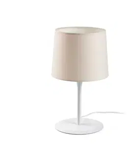 Designové stolní lampy FARO CONGA bílá/béžová stolní lampa