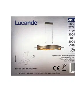 Svítidla Lucande Lucande - LED Stmívatelný lustr na lanku MARIJA LED/24W/230V 