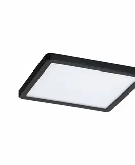 Chytré osvětlení PAULMANN VariFit LED vestavné svítidlo Smart Home Zigbee Areo IP44 hranaté 175x175mm měnitelná bílá černá stmívatelné