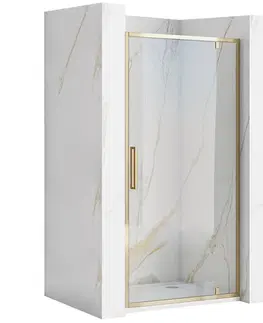 Sprchové kouty Sprchové dveře Rea Rapid 90 zlaté