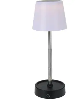 Lampičky Výsuvná stolní LED lampa Sidney, 11 x 11,5/29,5 cm, teplá bílá