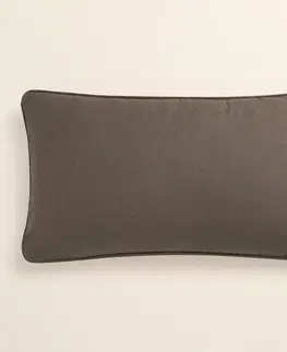 Dekorační povlaky na polštáře Elegantní povlak na polštář v hnědé barvě 30 x 50 cm
