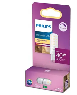Stmívatelné LED žárovky Philips Philips LED pin žárovka G9 4W 2700K mat stmívací