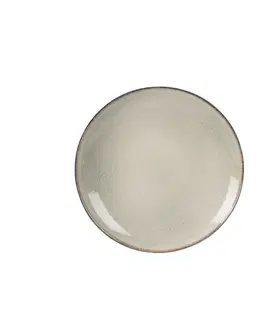 Talíře Kameninový mělký talíř Glaze, pr. 27,8 cm, béžová