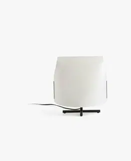 Designové stolní lampy FARO LUANG S stolní lampa, černá/béžová