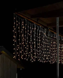 Vánoční světelné závěsy Konstsmide Christmas 400 světelných venkovních mikrosvětelných clon