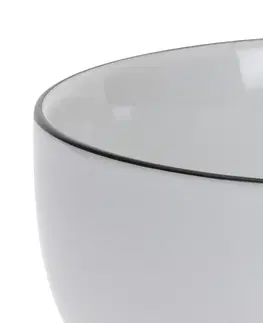 Mísy a misky DekorStyle Bílá porcelánová mísa- Cookers 14cm