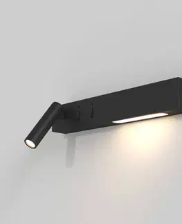 Nástěnná svítidla Maytoni Nástěnné svítidlo Maytoni Comodo LED, světlo na čtení, černé
