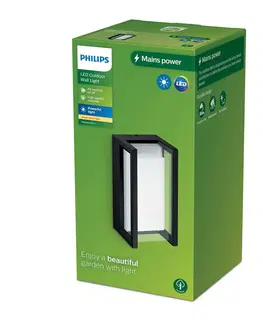 Venkovní nástěnná svítidla Philips Venkovní nástěnné svítidlo Philips LED Pyrona