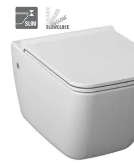 WC sedátka PRIM předstěnový instalační systém s černým tlačítkem  20/0044 + WC JIKA PURE + SEDÁTKO SLOWCLOSE PRIM_20/0026 44 PU2