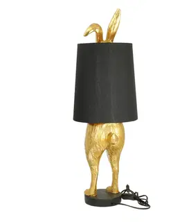 Lampy stolní Stolní lampa Gold Rabbit 74cm