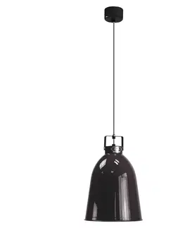 Závěsná světla Jieldé Jieldé Clément C240 závěsné černá lesklá Ø24cm