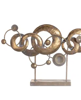 Figurky a sošky Dekorace Golden Orbits 50cm
