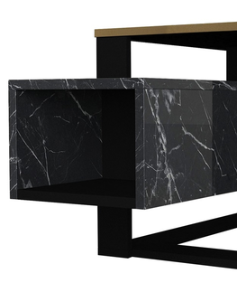 TV stolky Televizní stolek CETATUIA, marble