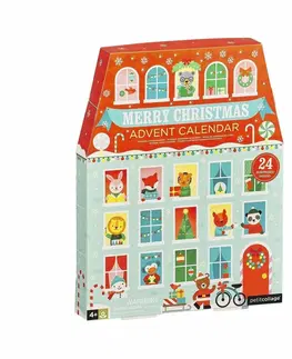 Vánoční dekorace Petit Collage Vánoční adventní kalendář