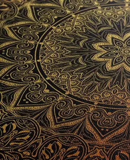 Obrazy Feng Shui Obraz zlatá orientální Mandala