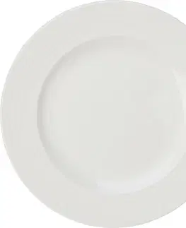Talíře Porcelánový jídelní talíř White, pr. 27 cm