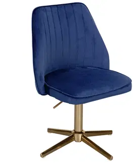Židle do jídelny Otočná Židle Modrá