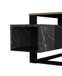TV stolky Sofahouse Designový TV stolek Olivera 160 cm černý