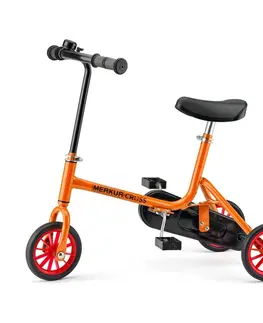 Dětská vozítka a příslušenství Merkur Tříkolka Pája, oranžová, 62 x 40 x 70 cm