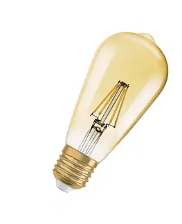 Stmívatelné LED žárovky OSRAM OSRAM LED Vintage 1906 Edison, zlatá, E27, 6,5 W, 824, stm.