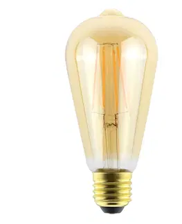 Stmívatelné LED žárovky Sylvania LED žárovka E27 ToLEDo RT ST64 6W 825 zlatá
