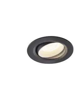 LED podhledová svítidla SLV BIG WHITE NUMINOS MOVE XS zápustné stropní svítidlo černé/bílé 4000 K 20° 1005590