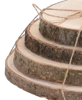 Stolování DekorStyle Sada dřevěných podtácků Plet