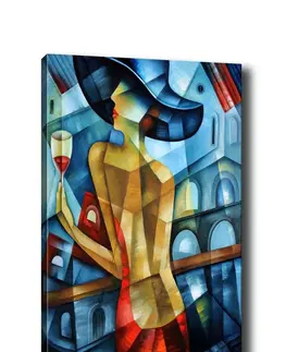 Obrazy Wallity Obraz na plátně Cubism lady 50x70 cm