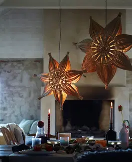 Vánoční světelná hvězda PR Home PR Home Agnes dekorativní hvězda z přírodních vláken Ø 58 cm