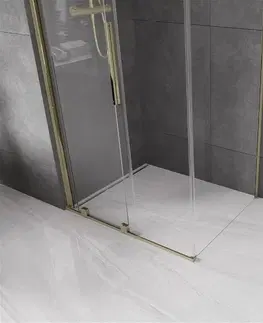 Sprchové kouty MEXEN/S Velar sprchový kout 90 x 110, transparent, zlatá 871-090-110-01-50