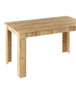 Jídelní stoly Jídelní stůl PITIFOLIA 140x80 cm, dub artisan