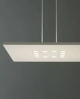 Závěsná světla ICONE Závěsné svítidlo ICONE Confort LED v elegantní bílé barvě