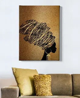 Obrazy Wallity Obraz AFRICAN WOMAN 70 x 100 cm