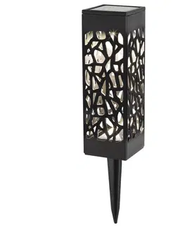 Zahradní lampy Rabalux 8949 Mora Solární LED zapichovací svítidlo, černá