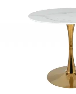 Jídelní stoly Jídelní stůl ESPERO Signal Zlatá