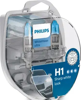 Autožárovky Philips H1/W5W 12V 55W P14,5s WhiteVision Ultra 2ks 12258WVUSM