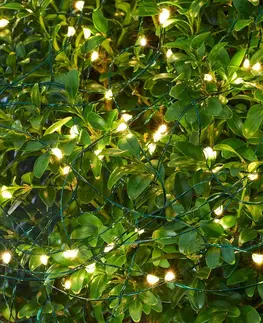 Světelné venkovní řetězy Sirius LED pohádková světla Knirke pro venkovní použití, 200 světel.