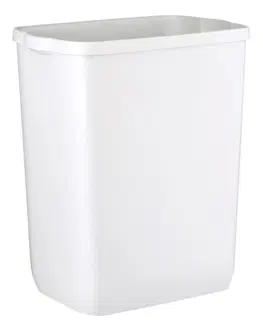 Odpadkové koše SAPHO PRESTIGE odpadkový koš nástěnný 42l, bílá A74101