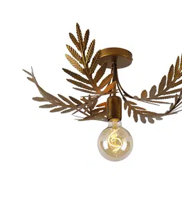 Stropni svitidla Vintage stropní lampa zlatá 46 cm - Botanica