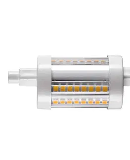 LED žárovky SLV BIG WHITE QT DE12 R7S 78 mm LED světelný zdroj transparentní 9 W 3000 K CRI 90 330° 1005287