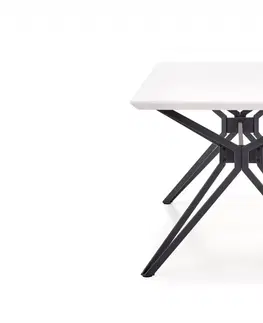 Jídelní stoly HALMAR Jídelní stůl Chess bílo-černý