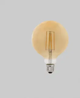 LED žárovky FARO LED žárovka GLOBE filament AMBER E27 5W 2200K DIM