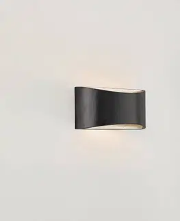 Nástěnná svítidla FISCHER & HONSEL LED nástěnné světlo Arles, stmívatelné, černá