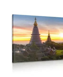 Obrazy přírody a krajiny Obraz ranní východ slunce nad Thajskem