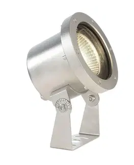 Podvodní svítidla Light Impressions KapegoLED podvodní svítidlo Fiara 24V DC 18,50 W 3000 K 1200 lm 127 mm stříbrná 740006