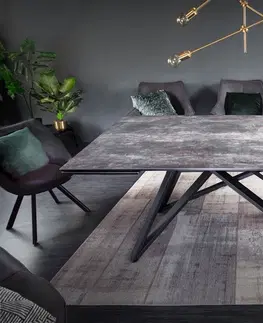 Jídelní stoly LuxD Roztahovací keramický stůl Callen 180-220-260 cm láva