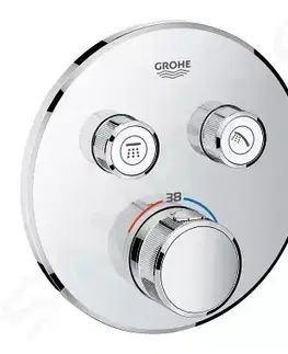 Koupelnové baterie GROHE Grohtherm SmartControl Termostatická sprchová baterie pod omítku, 2 ventily, chrom 29119000